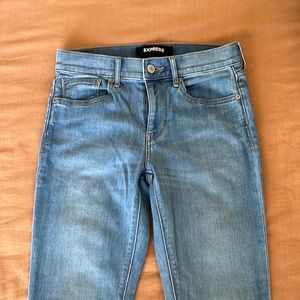 Express Jeans. Barely boot cut. Size 4R